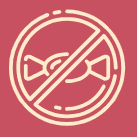 No candy allowed symbol