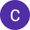 Alphabet C on purple circle
