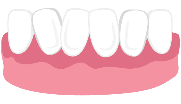 Simple graphic of human teeth