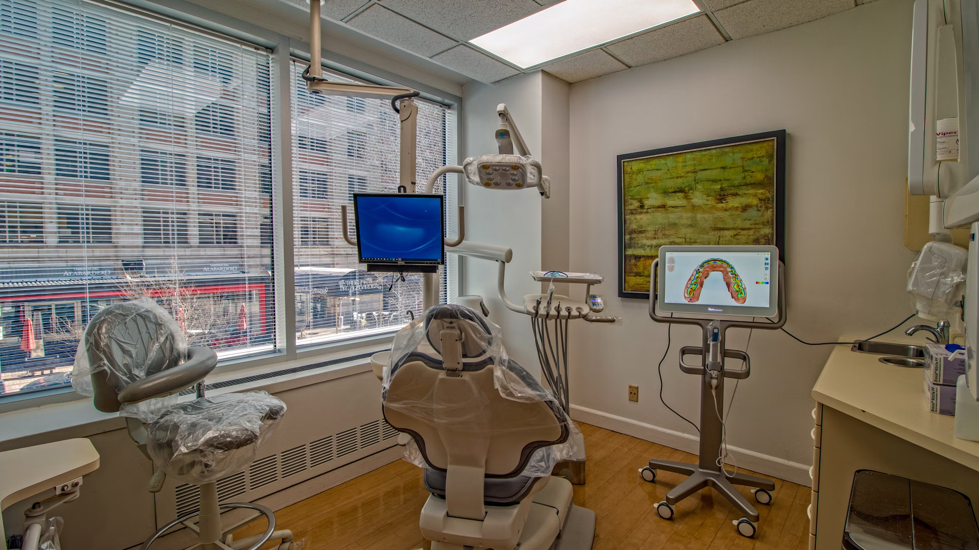 Dental clinic with modern equipment
